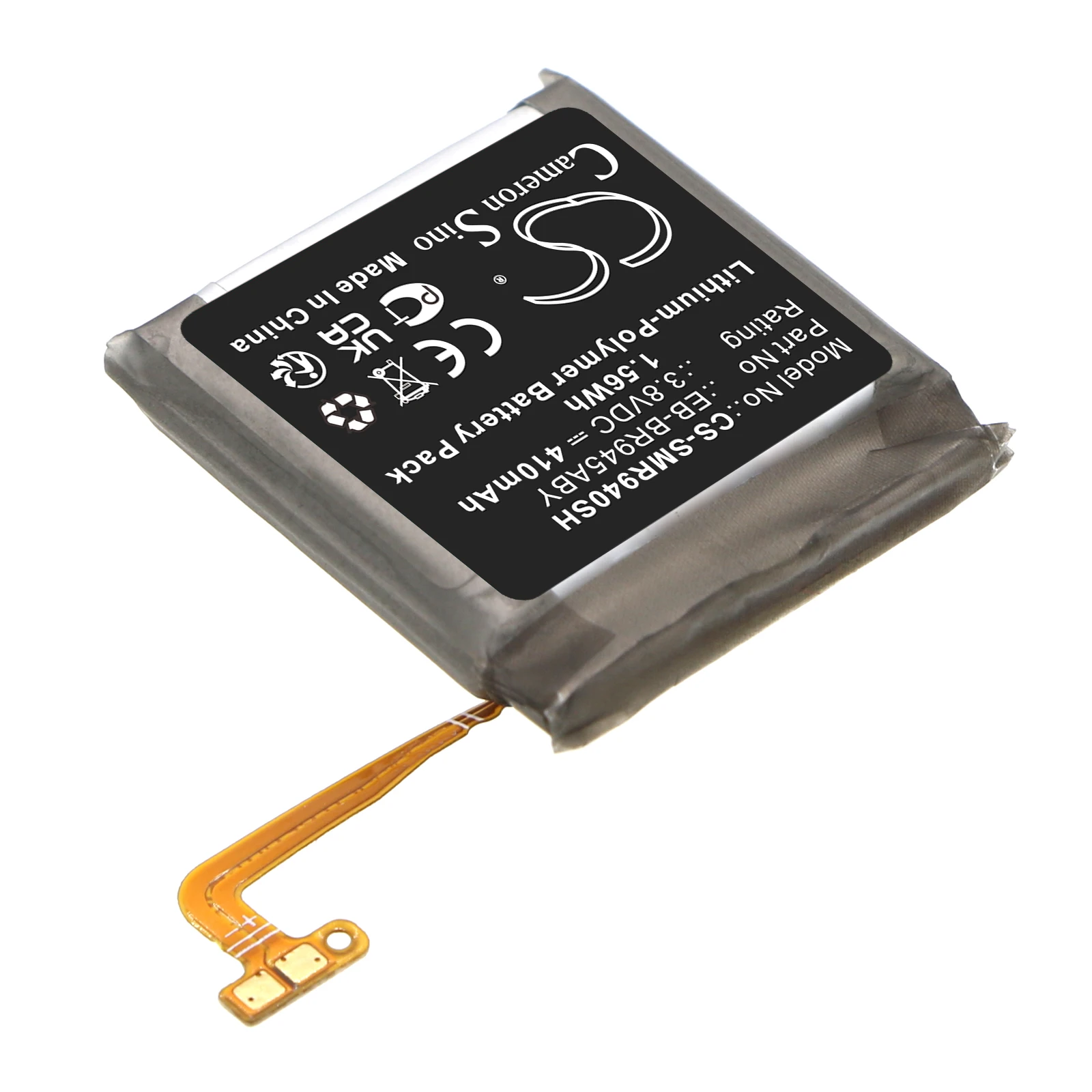 CS Replacement Battery For  Galaxy Watch 6 44mm,M-R940,SM-R945 EB-BR945ABY,GH43-05158A 410mAh / 1.56Wh Smartwatch