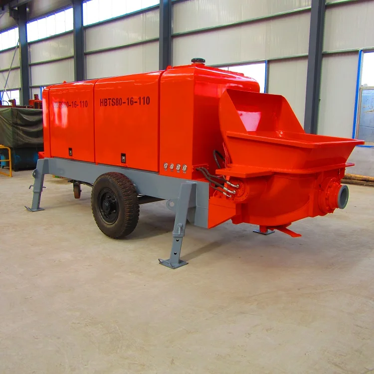 YG Diesel Driven Small Mobile Portable Concrete Pump/ Mini Concrete Pump Construction Machine