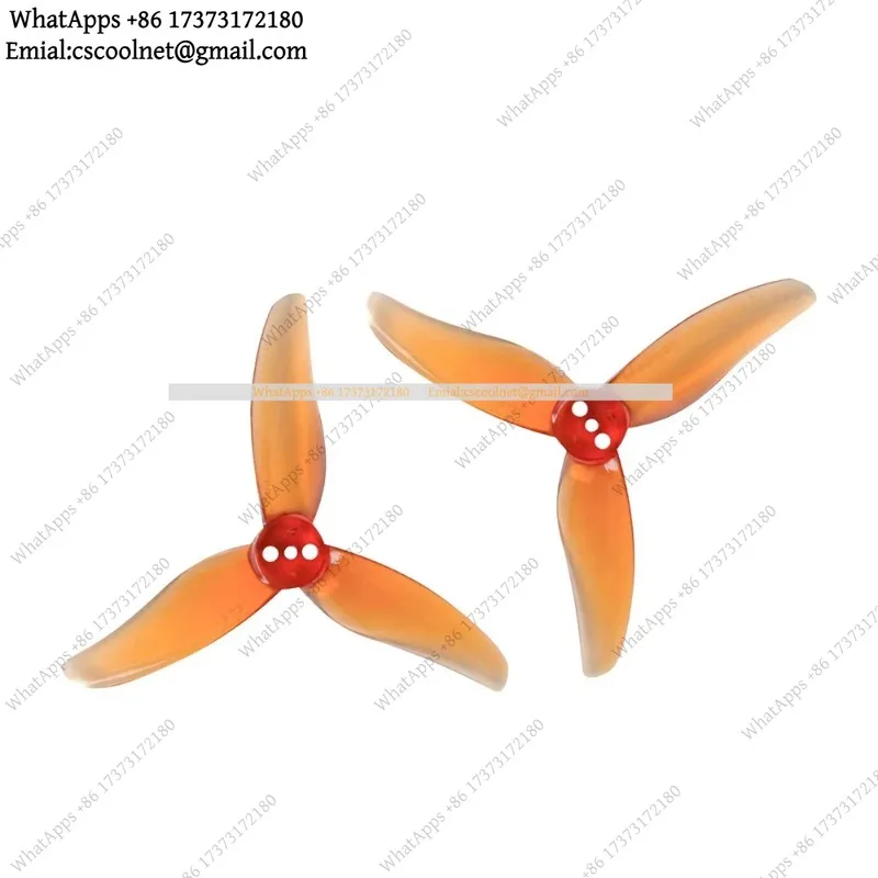 JS03 for Gemfan Hurricane 2520-3 2.5-inch 3-blade propellers 4-pair pack for FPV drone long-range flight freestyle racing 1set