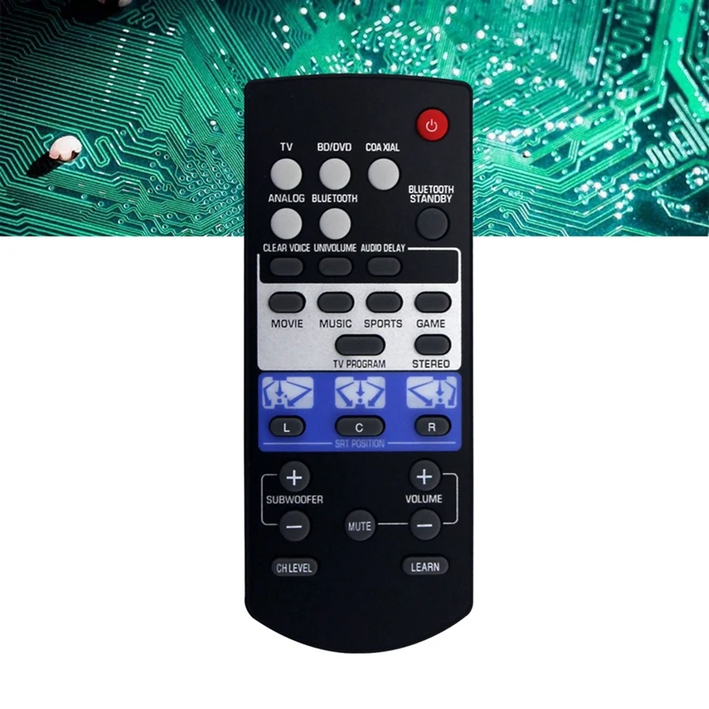 FSR82 ZK77690 Replace Remote Control For Yamaha TV Surround System SRT-1000 SRT-1000BL Soundbar