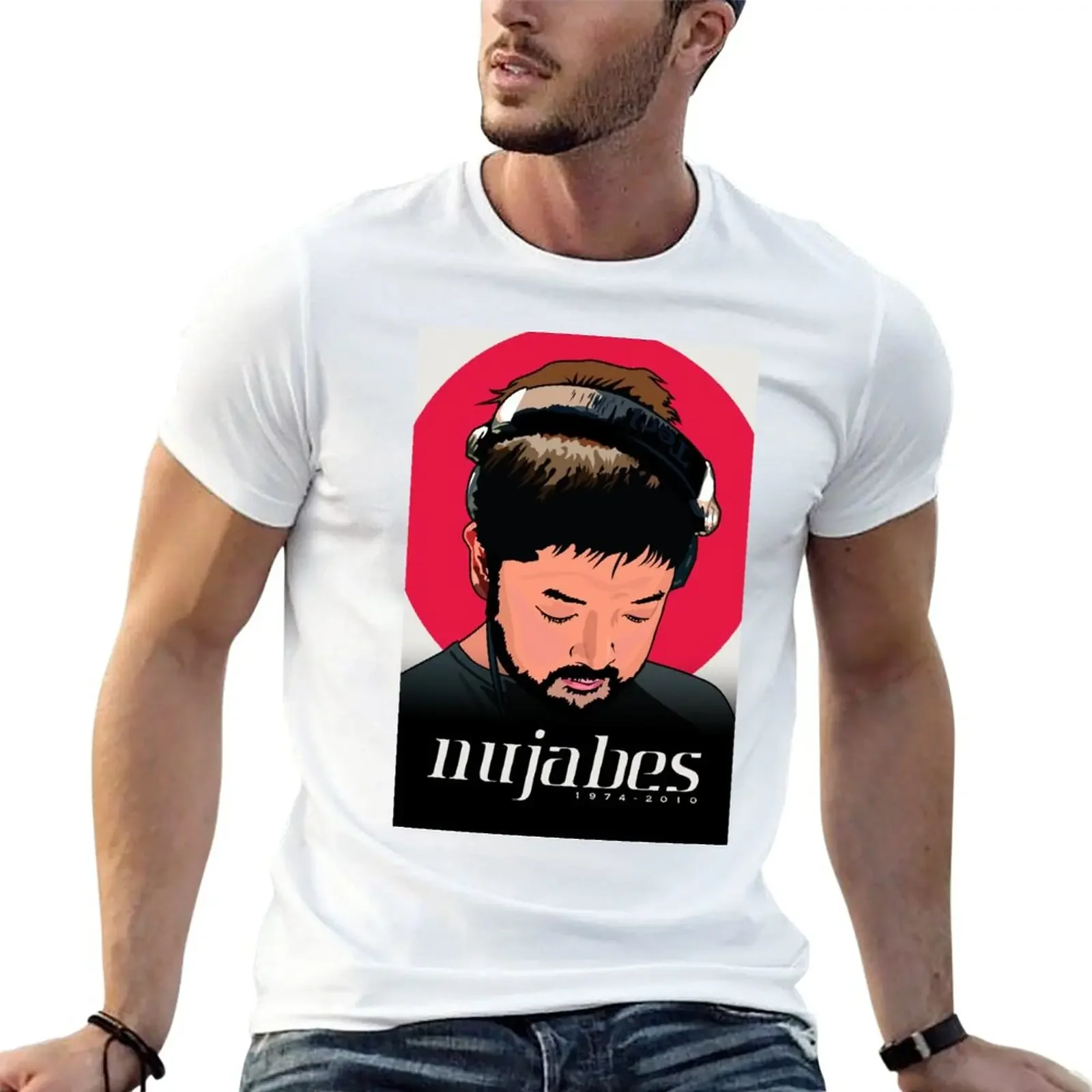 Nujabes T-Shirt summer clothes korean fashion mens white t shirts