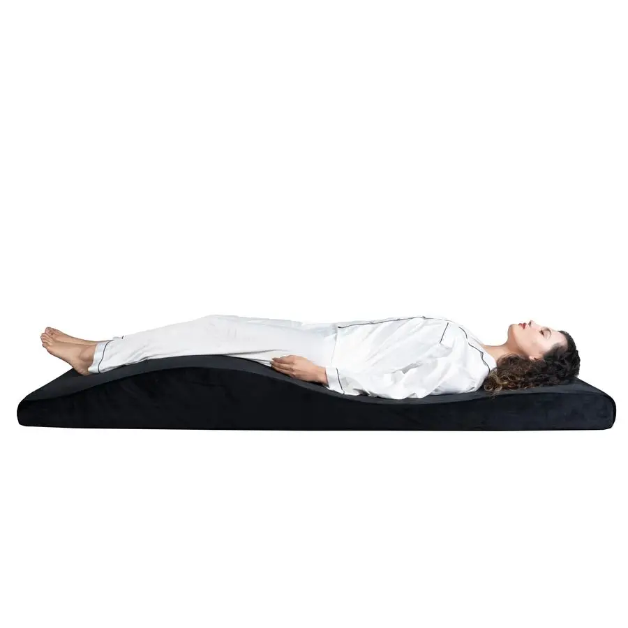 

Lash Bed Topper,Curvy Massage Foam Cushion for Salon, Ergonomic Massage Topper with Removable Cover7023