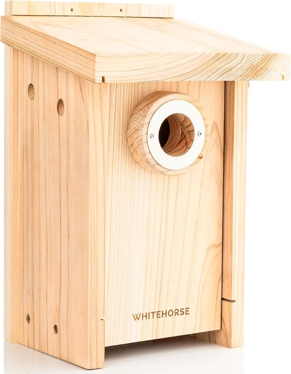 

Cedar Birdhouse for Western Bluebirds - Weatherproof Nest Box with Easy Cleanout, 22” Floor