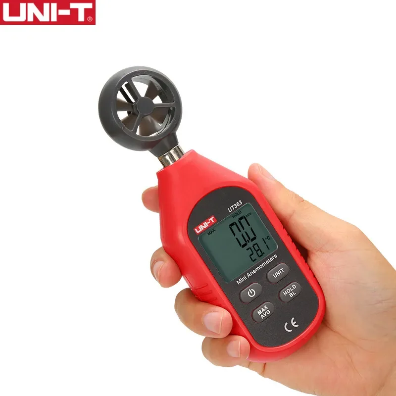 

UNI-T UT363 Mini Handheld Anemometer With Bluetooth Digital Wind Anemometers Speed Measurement Temperature Tester.