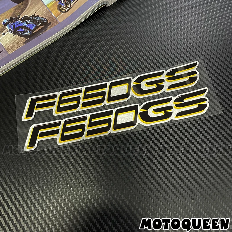 For BMW F650 F750 F850 GS F900 F850GS Motorcycle Fairing Body Tank Pad Side Emblem Logo Decoration Reflective Decals Stickers