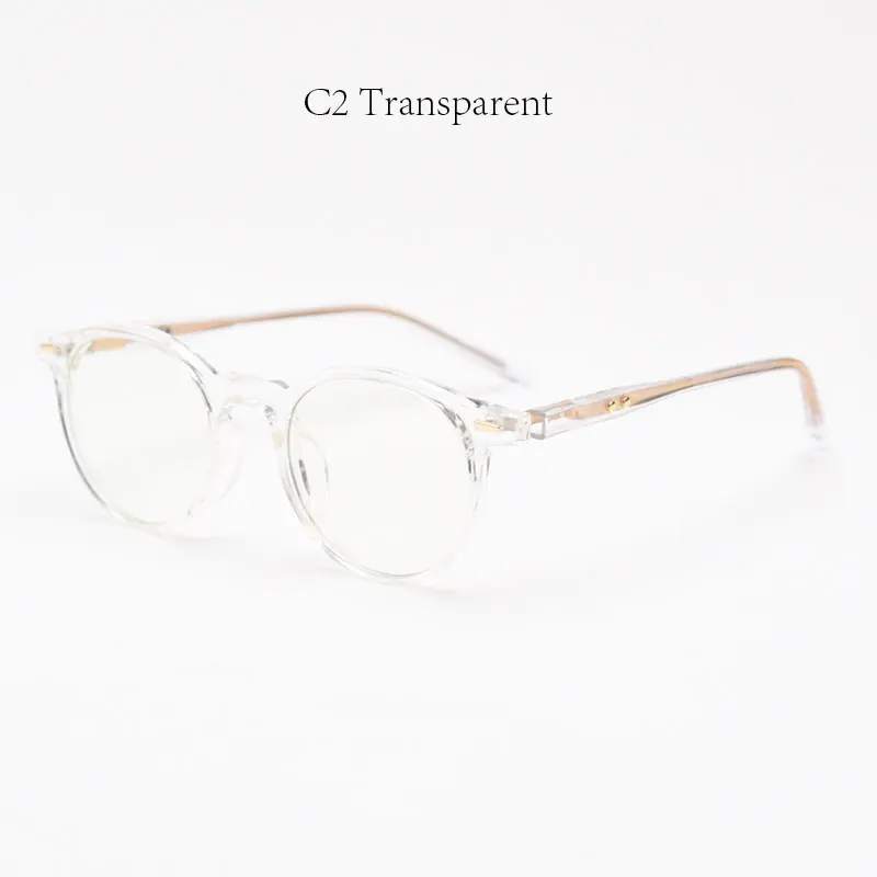 Mimiyou TR90 Nieten-Rundbrillengestell für Damen Vintage Anti-Blaulicht Optische Brillen für Herren Brillengestell UV400 Computerbrille – Detail 12