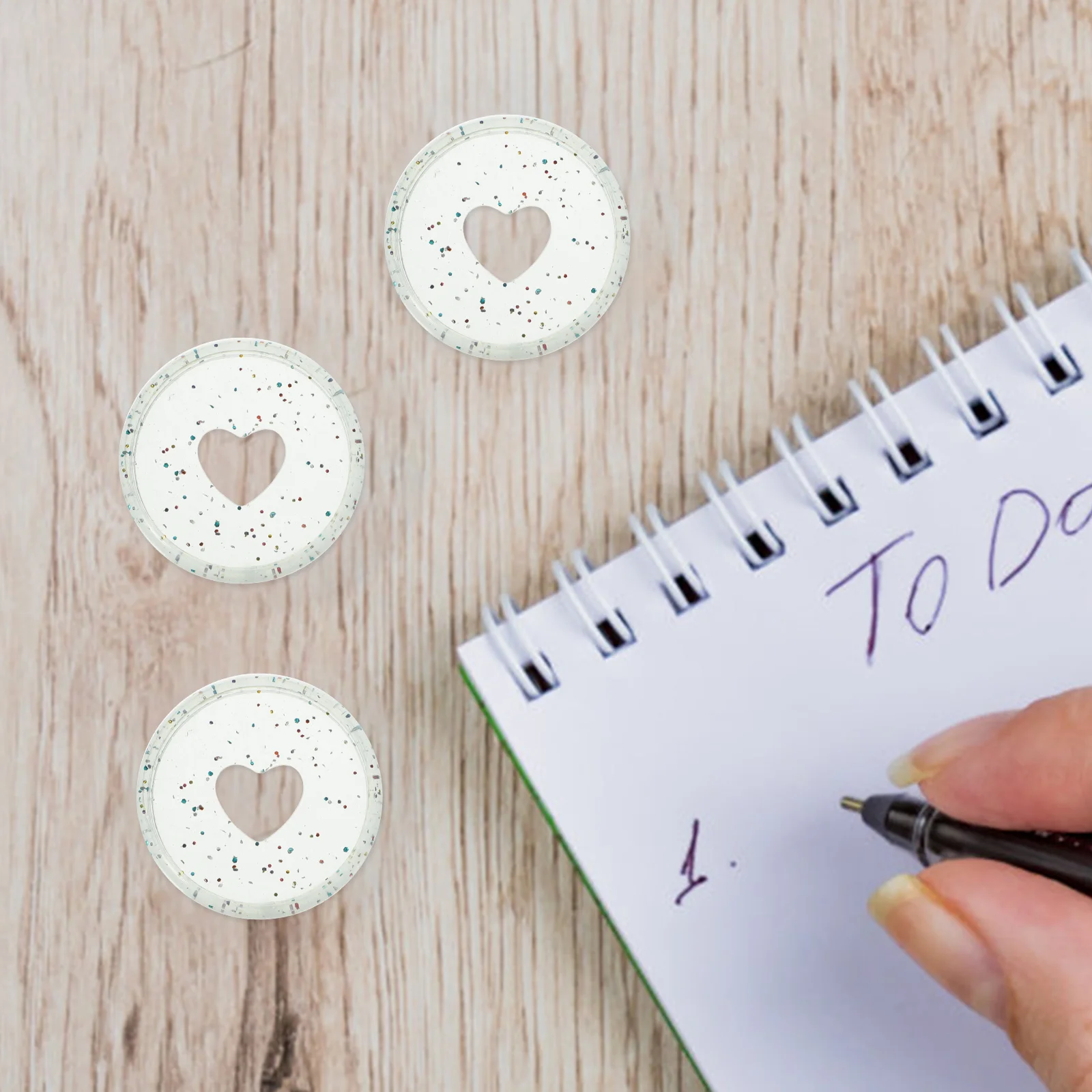 50Pcs Binder Discs Notebook Binding Discs Planners Binding Discs Loose-leaf Binder Discs discbound discs