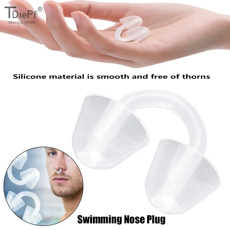 

1 шт., мягкий силиконовый зажим для носа для плавания, защитное снаряжение, многоразовая водонепроницаемая пробка для носа, предотвращает удушье, многоцветная защита для носа для плавания