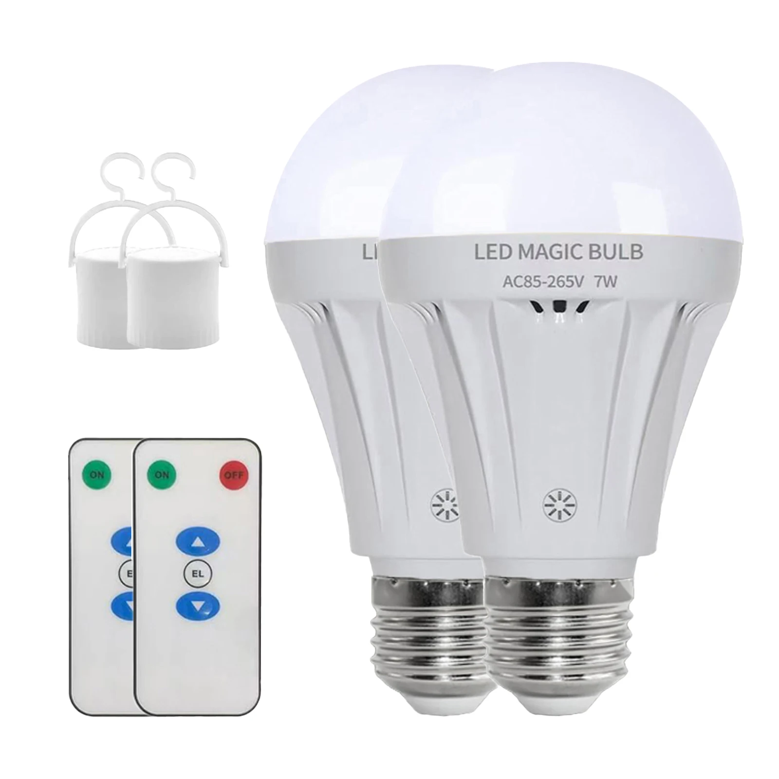 

Rechargeable Light Bulbs, LED Magic Bulb with Remote Controller Warm White Emergency Lamp Without Warm