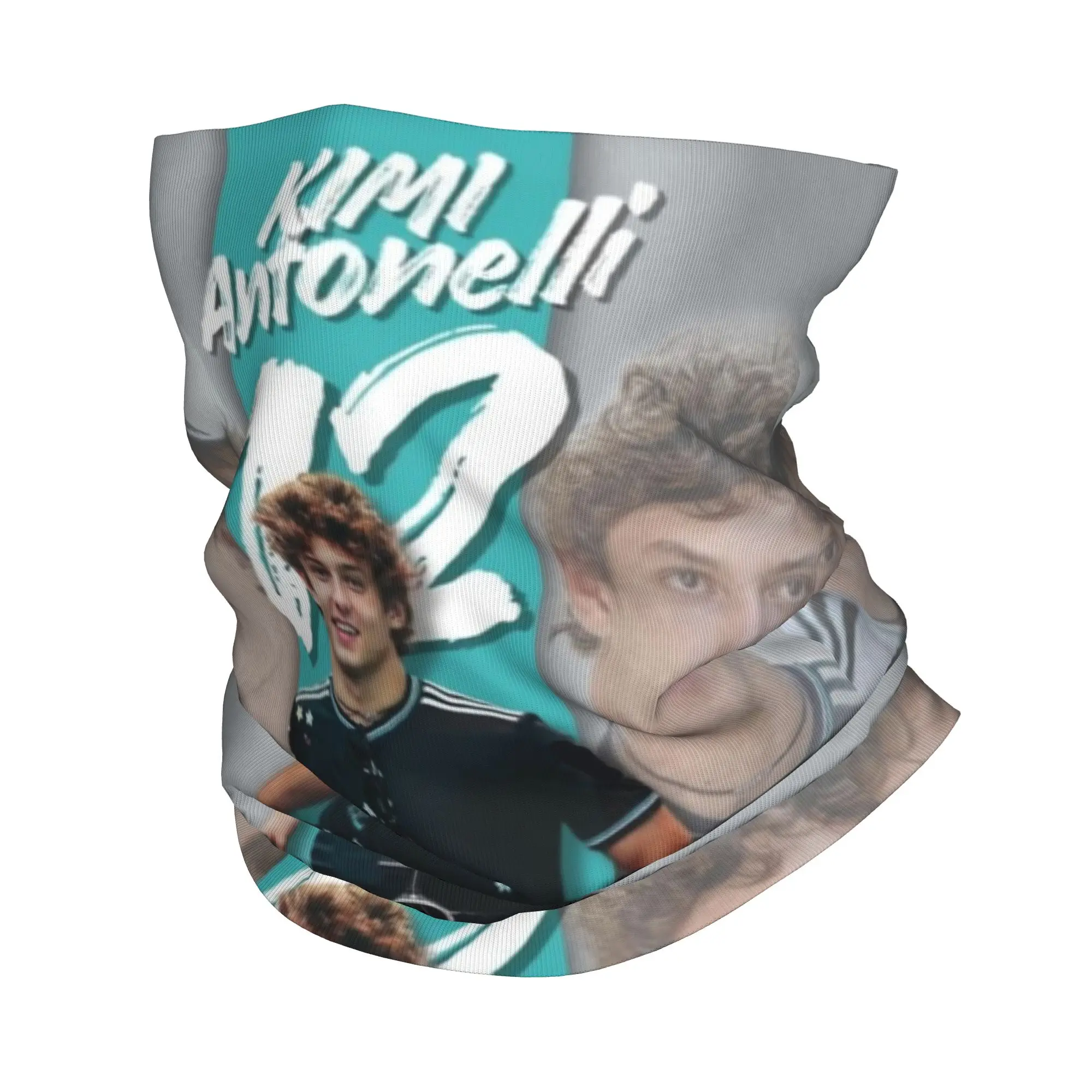 

Бандана-шарф с принтом в гоночном стиле Kimi Antonelli, многофункциональная повязка на голову, для походов, унисекс, для взрослых, на все сезоны