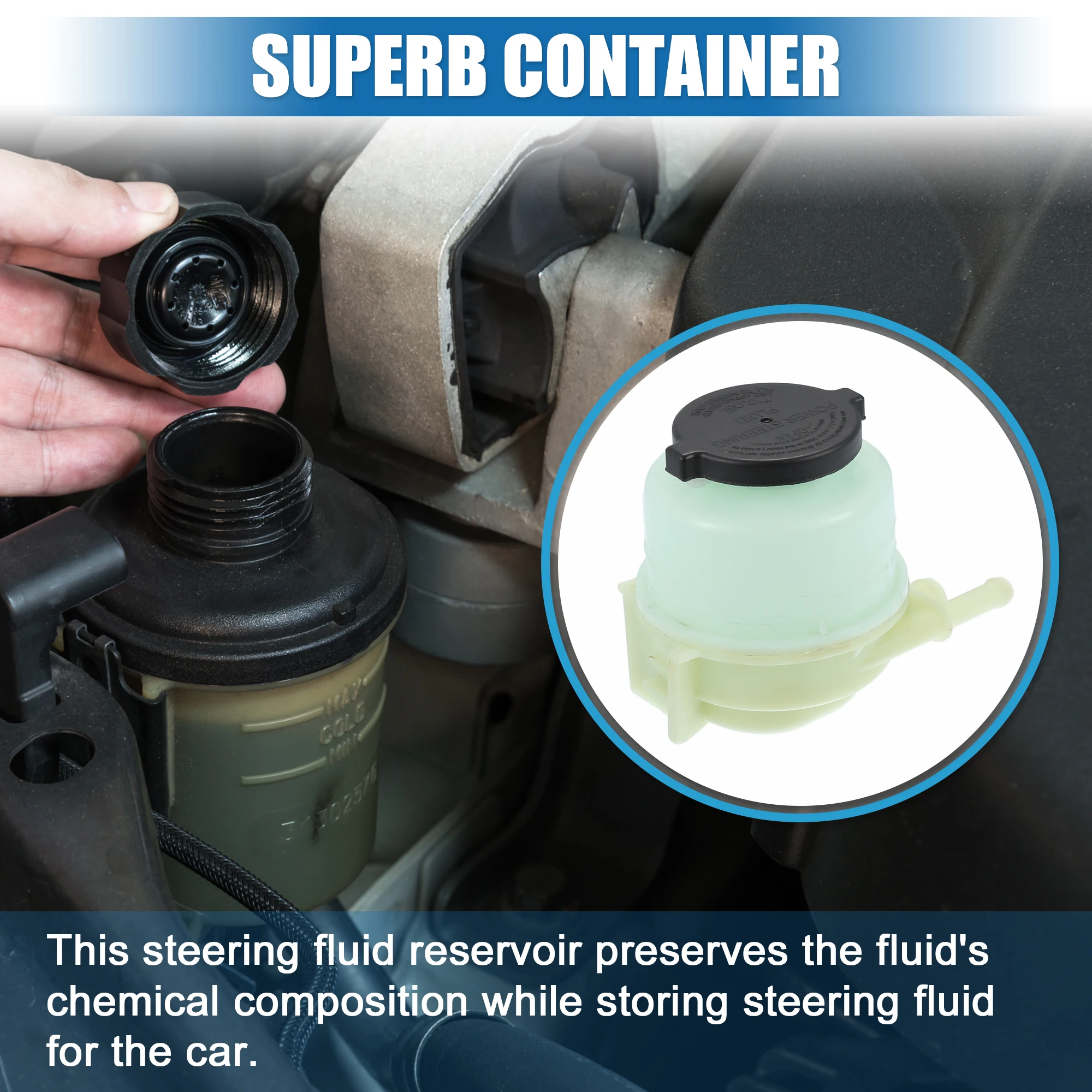 خزان توجيه السيارة UXCELL رقم 4436006030 لسيارة تويوتا كامري 2002-2011