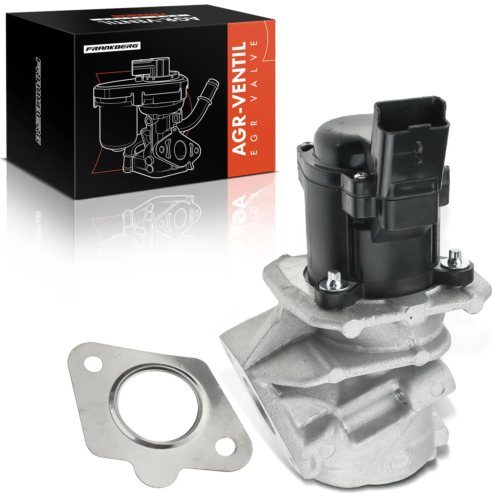 Frankberg 1x AGR Klep Uitlaatgasrecirculatieklep voor MINI Mini R56 Mini Clubman R55 Peugeot 1007 KM 206 CC 2D 36000977 XEGR31