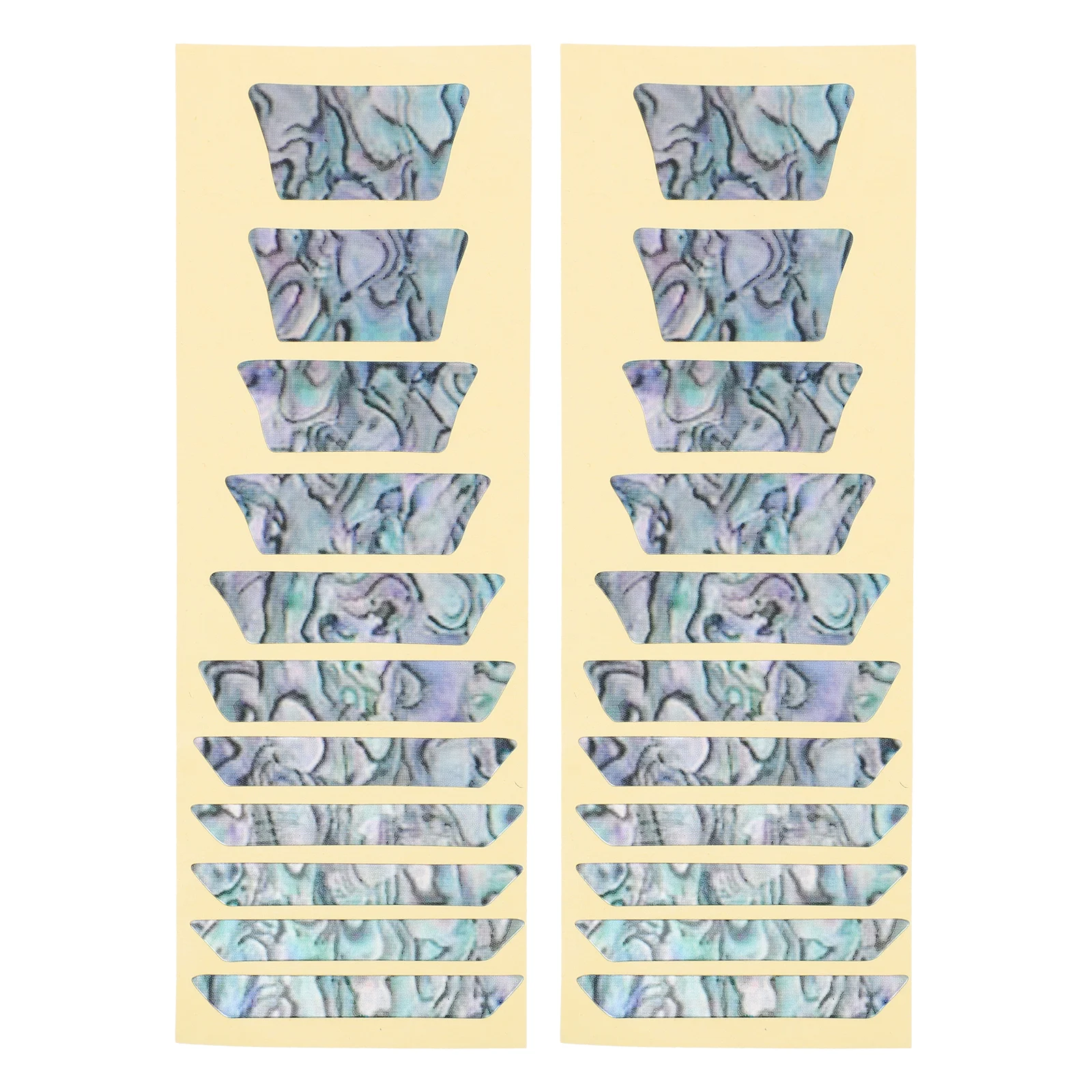 

2pcs Guitar Stickers Fretboard Decorative Panels for Acoustic Electric Guitars PVC Waterproof Durable Musical Instrument