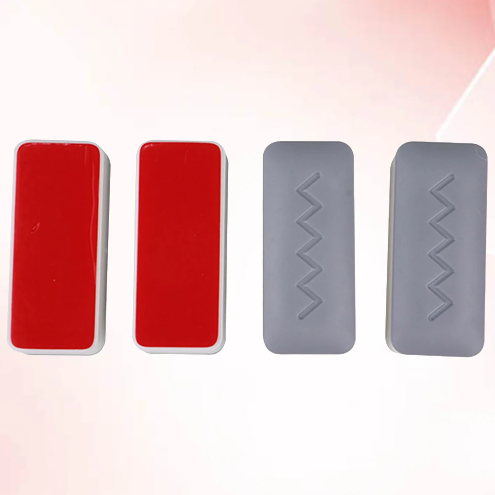 

4 Pcs Toilet Seat Bumper ABS Plastic TPE Bottom EVA Cotton Self Adhesive Universal Design Home Hotel Hospital School Bathroom
