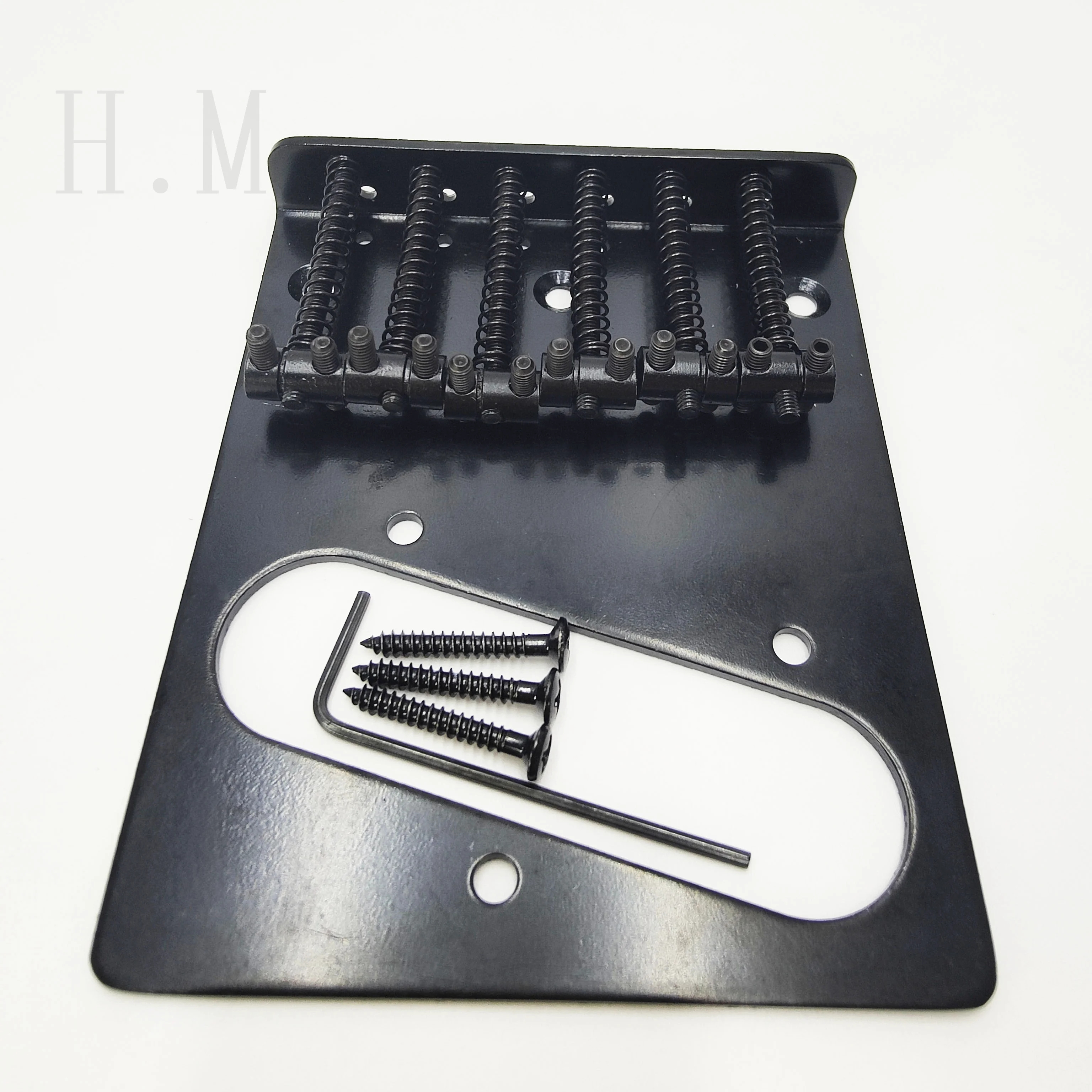 Electric Guitar Cable Plate TL Electric Guitar Bridge Lower Horse Size 6 Straight Metal 6 String Guitar Stringboard Accessories image 2