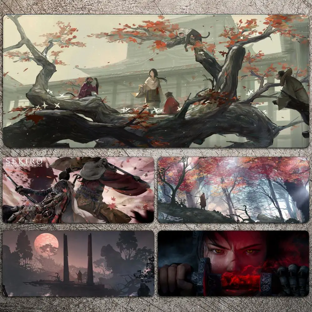 

Video Game Sekiro Shadows Die Twice Mousepad Large Gaming Mouse Pad LockEdge Thickened Computer Keyboard Table Desk Mat