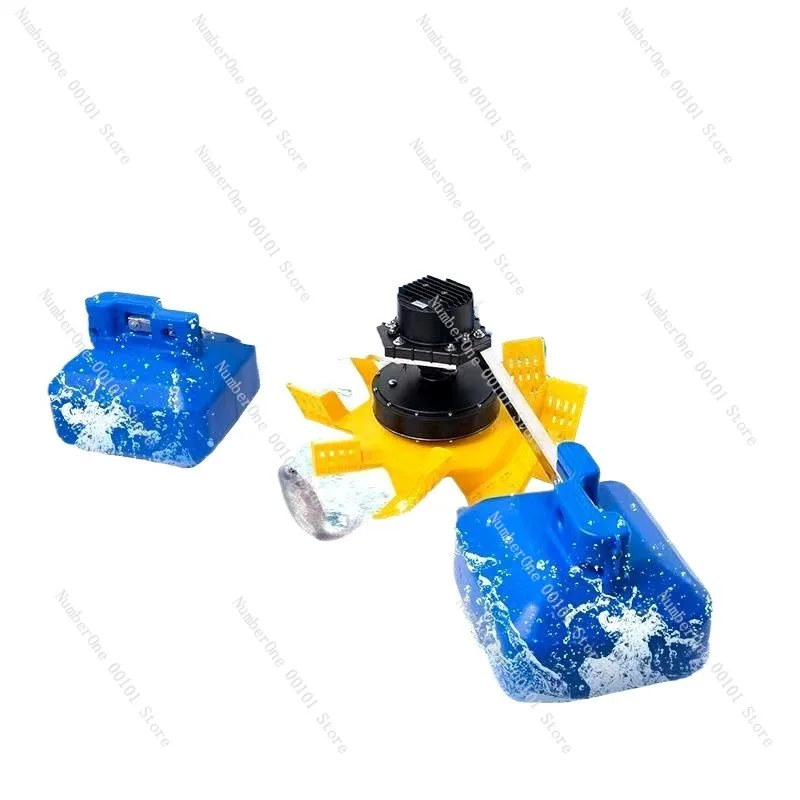 Aquaculture Fish Farm Permanent Magnet Variable Frequency Pond Aerator High Power Impeller Oxygen Pump Floating Water Booster