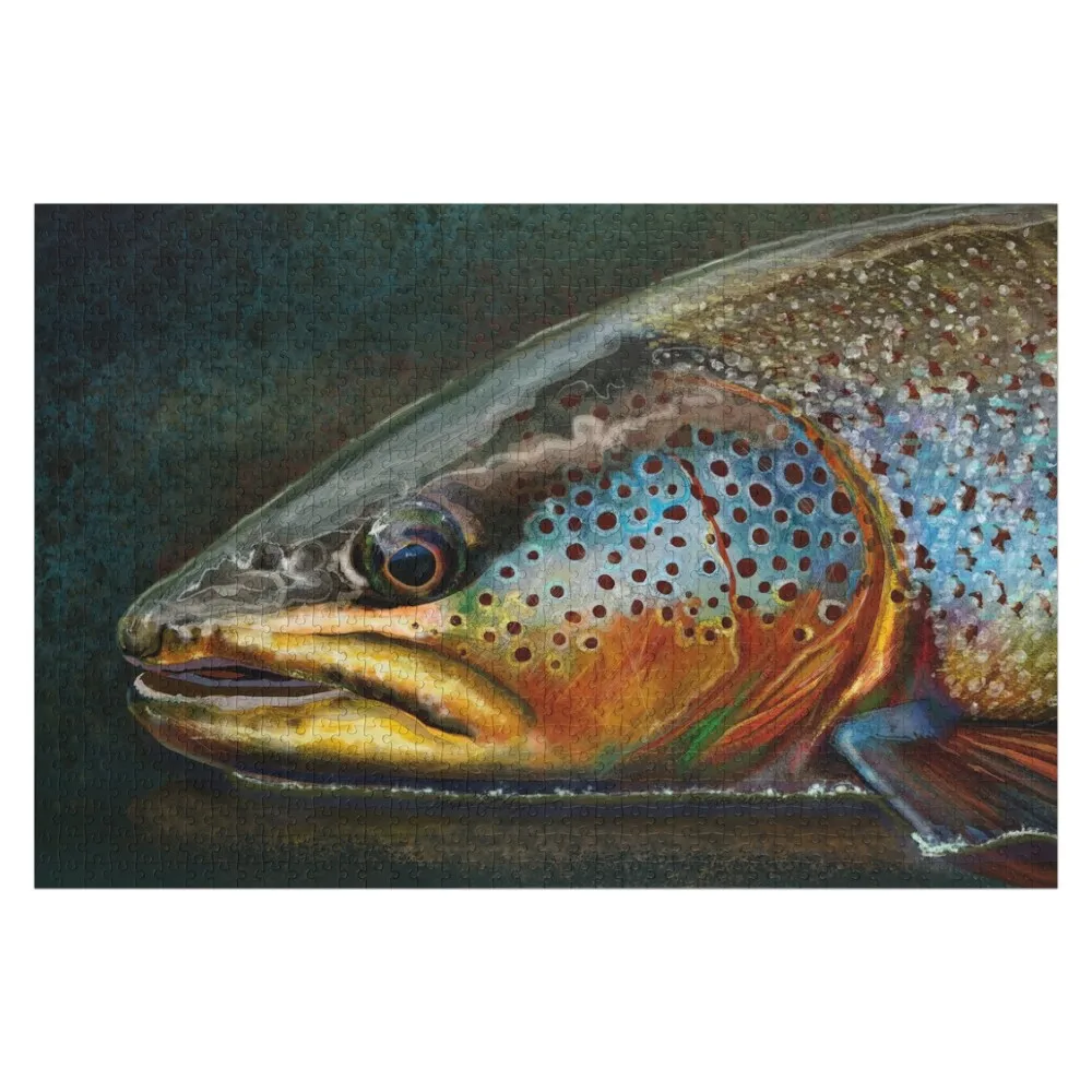 

The Night Hunter Wild Brown Trout Jigsaw Puzzle Personalized Gift Iq Puzzle