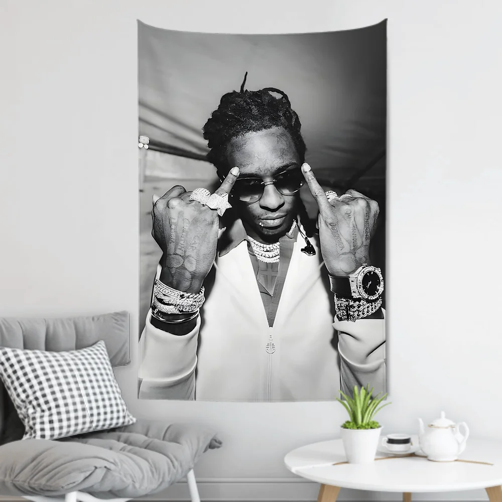 الشباب البلطجة البوب الهيب هوب الراب ستار نسيج غرفة ديكور قماش صوفي حفلة معلقة خلفية غرفة ديكور غرفة الطفل #1