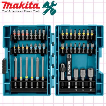 마키타 B-55697 전동 스크루드라이버 드릴 비트, 크로스 플라워 타입 육각 소켓 전동 공구, 다기능 액세서리, 43 개