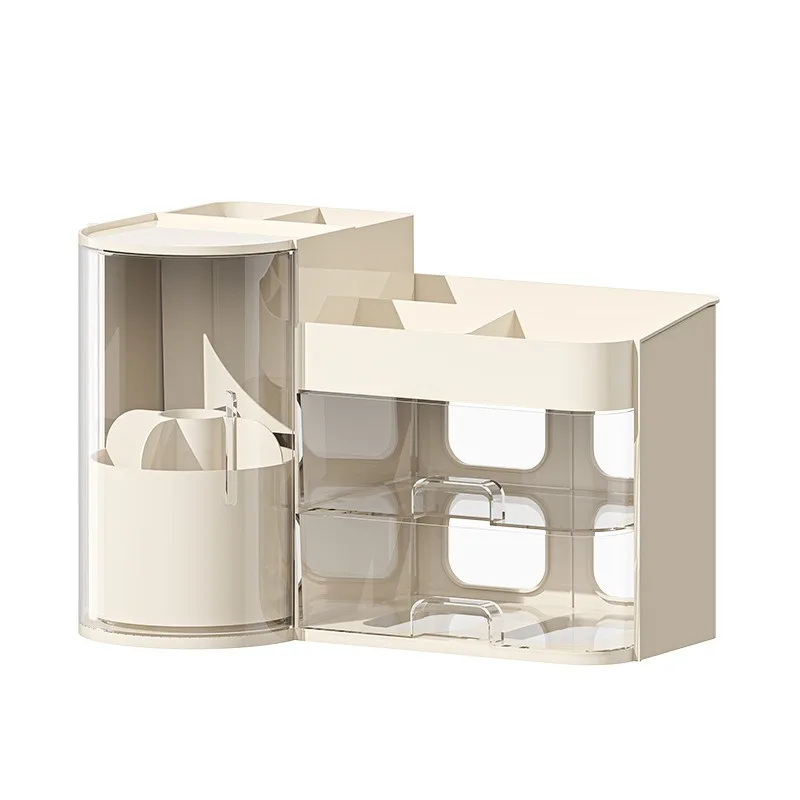 For Cosmetics Storage Box High Value Desktop Dresser Lipstick Mask Mask Makeup Brush Skin Care Products Drawer Shelf