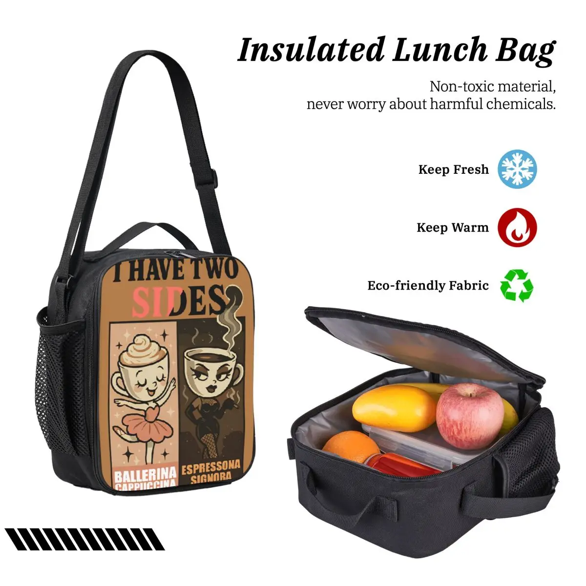 3 قطعة/المجموعة لدي الجانبين راقصة الباليه كابتشينا على ظهره للبنين بنات الدماغ المدرسة الثانوية حقيبة كتف حقيبة الغداء مقلمة