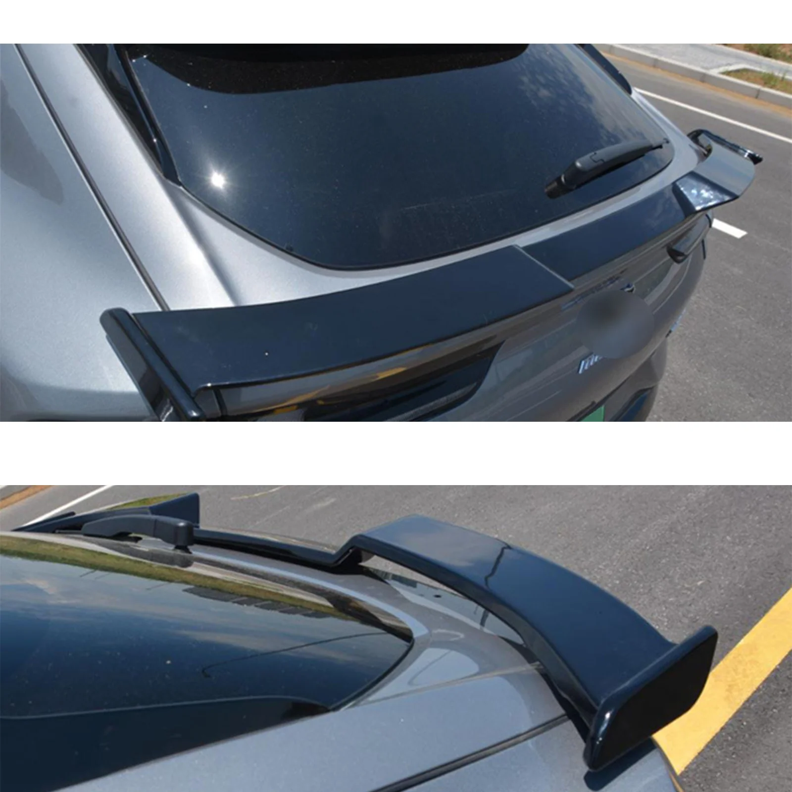 For Ford Mustang Mach-E 2021-Up Car Rear Trunk Tail Wing Spoiler Roof Wings Air Splitter Body Kit External Decorate Accessories