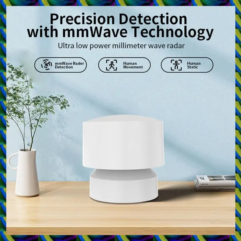 毎日の人間存在検出器 Tuya センサーホーム超低電力ミリ波レーダー呼吸動作検出 ZIGBEE