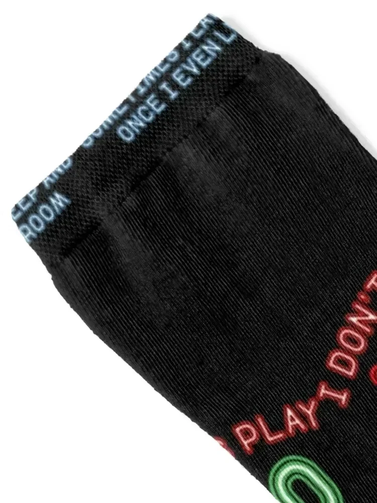 I Don't Always Play Video Games, Gifts For Gamers, Gaming Socks custom sports funny gift winter thermal shoes Women Socks Men's