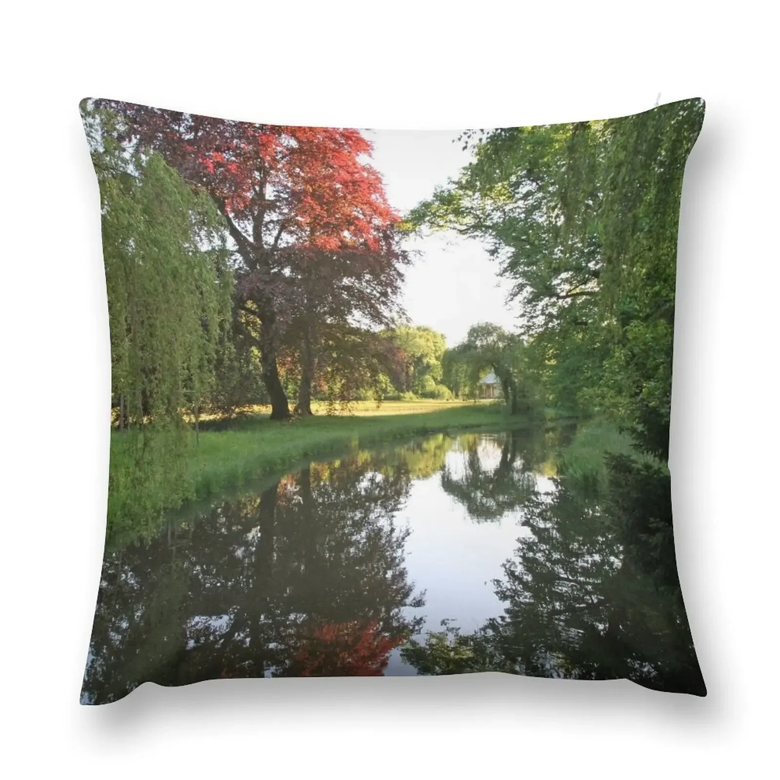 Strolling at Sanssoucci in Potsdam Throw Pillow Pillow Cover Cushions For Sofa pillow