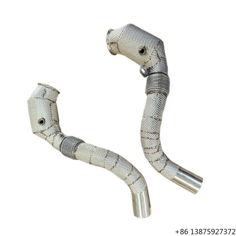 

Customized Ss304 Sport Catted Downpipe for X5m X6m F85 F86 4.4t 2013-2019 Racing Car Exhaust System
