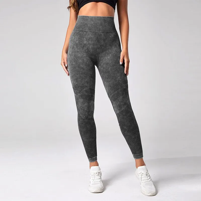 Damskie legginsy do fitnessu spodnie do jogi bez szwu sportowe rajstopy scrunch butt gym pantalones workou wysoki pas elastyczny