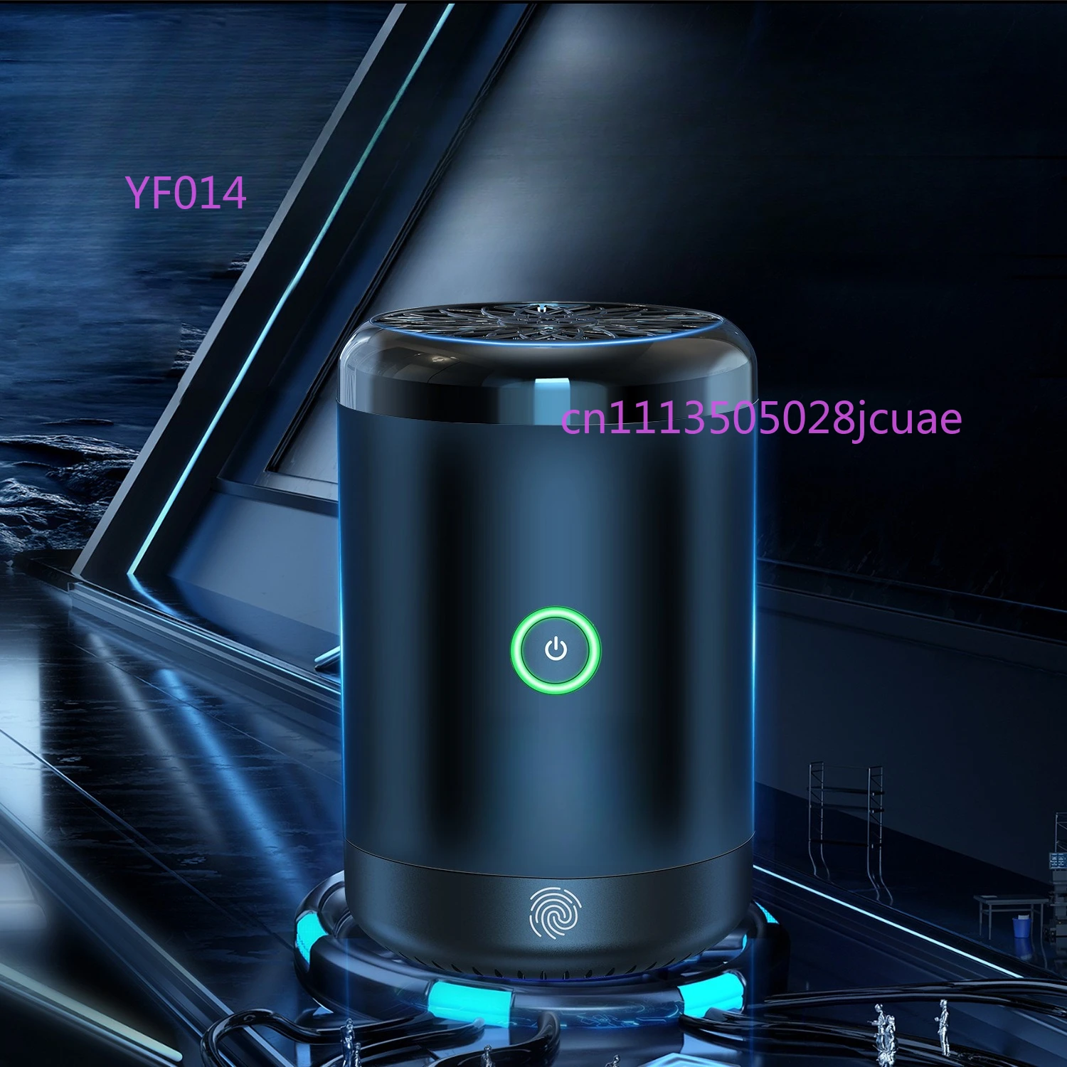 

Electric Incense Burner Bakhoor Aromatherapy Device With 16 Color Lights Remote Control And Fingerprint Touch Control