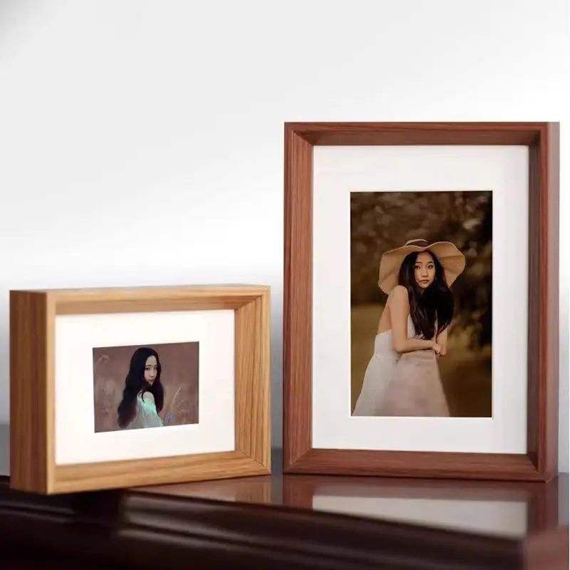 Solid Wood Photo Frame With Clear Acrylic Sheet for Photo, Painting, Certificate, Decorative Picture Frames For Desktop And Wall 3