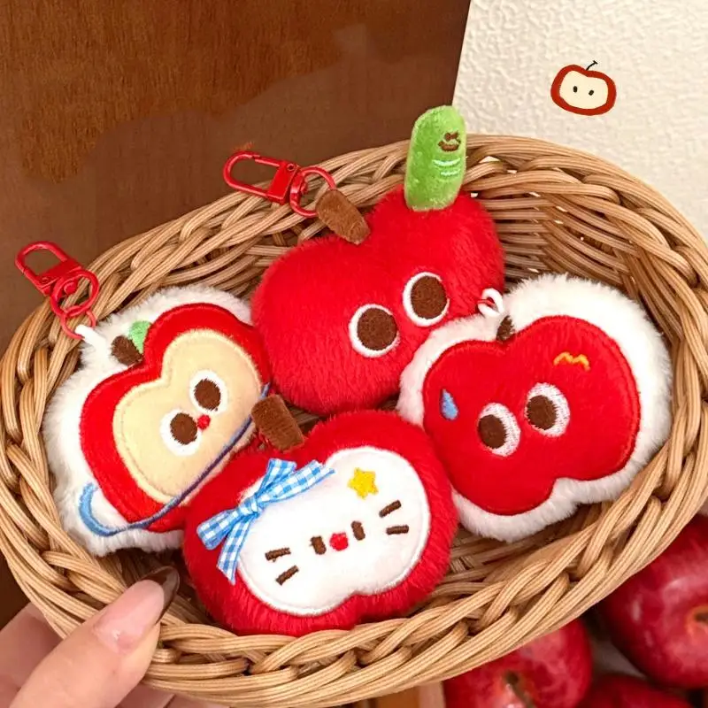 Cute Plush Pendant Cartoon Keychain Kawaii Stuffed Doll Coin Purse Backpack Bag Decorative Car Gift Women