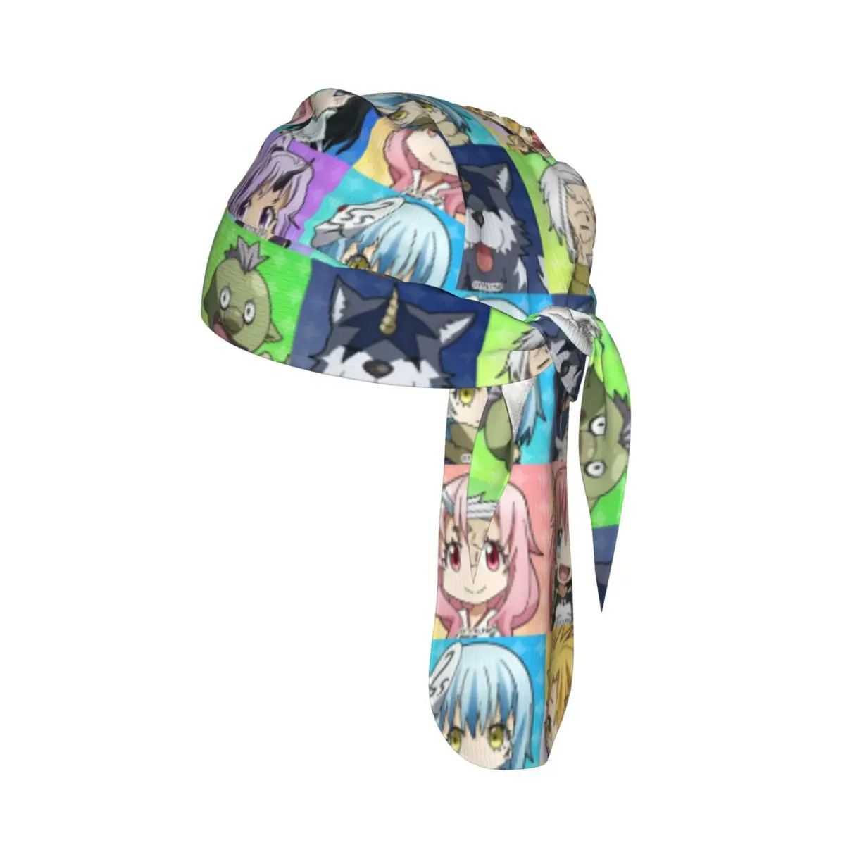 

Custom Adjustable That Time I Got Reincarnated As A Slime Pirate Hats Men Women Quick Drying Cycling Cap Bandana Hat for Jogging
