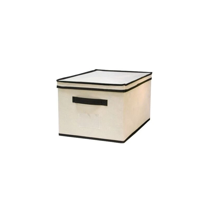 Organization box guard clothes with lid natural color folding M 712521