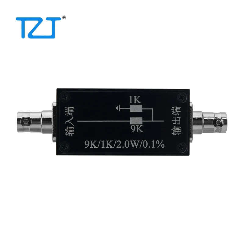 

TZT Resistor Box Resistance Box Voltage Divider Resistor Shielding Box with BNC Connectors 1%/0.1% /0.01% Accuracy