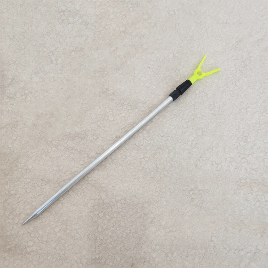 Fishing Rod Holder Stand Aluminum Alloy Telescopic Ground Insert Support Pole Rest Accessory For Outdoor Sea Casting
