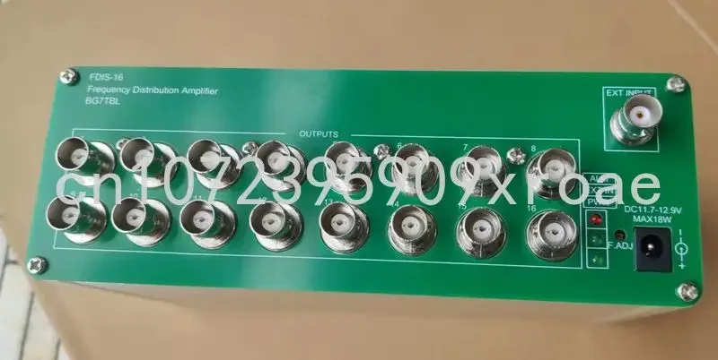 Clock Distributor Distribution Amplifier Sine Wave Square Wave, 1 Minute, 16 Channel, 3.3 Vpp, 13dBm, BNC, SMA