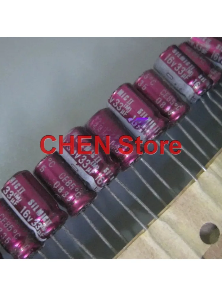 20PCS/lot original ELNA SILMIC II 16V33UF 6.3X11MM 85C RFS 33UF 16V electrolytic capacitor free shipping