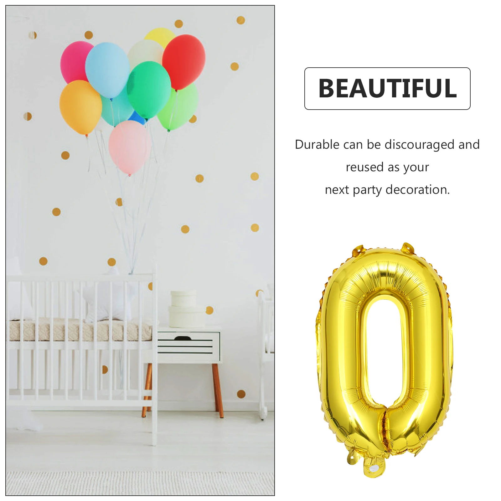 

20 Pcs Foil Balloons for Party Decoration Decorative Supply Aluminium High Quality Film