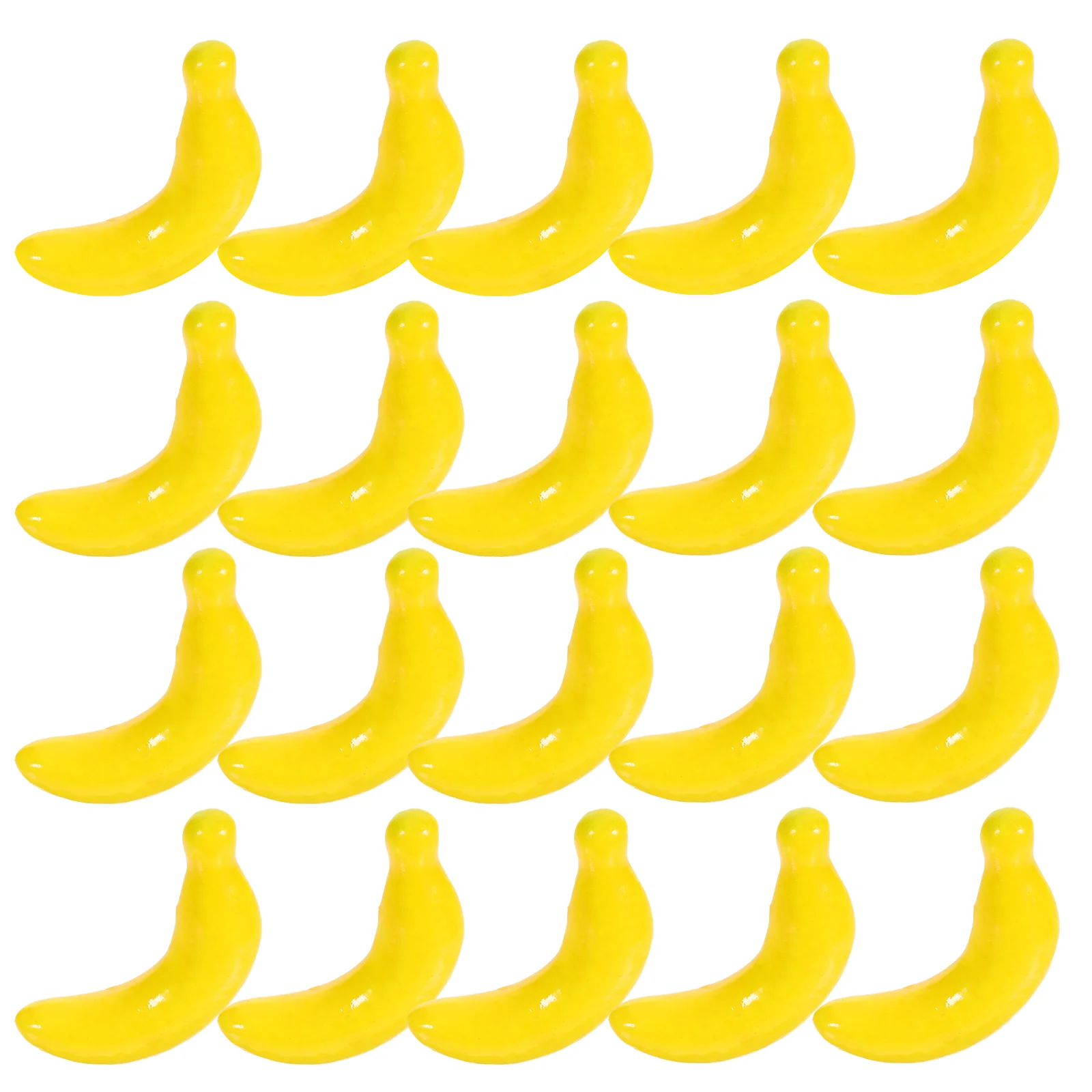 20 Pcs Simulated Small Fruit Model Set Simulation Banana Ornament Fake Foam Layout Scene Decor Photography Props