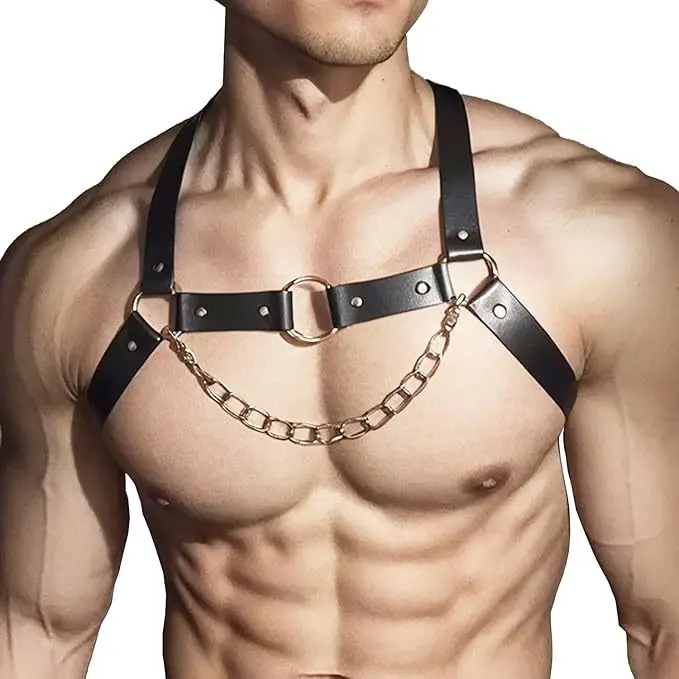 Men's Belts Chain Sexy Mesh Hollow Metal Party Club Nightclub Costume Accessory Stage Show Performance Fashion Jewelry Silver