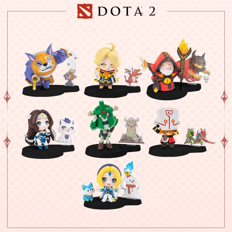 

New Product Launch Dota2 Ti Hero Twisted Egg Q Edition Mysterious Box Mirana Carl Sword Saint Ice Girl Holiday Gifts