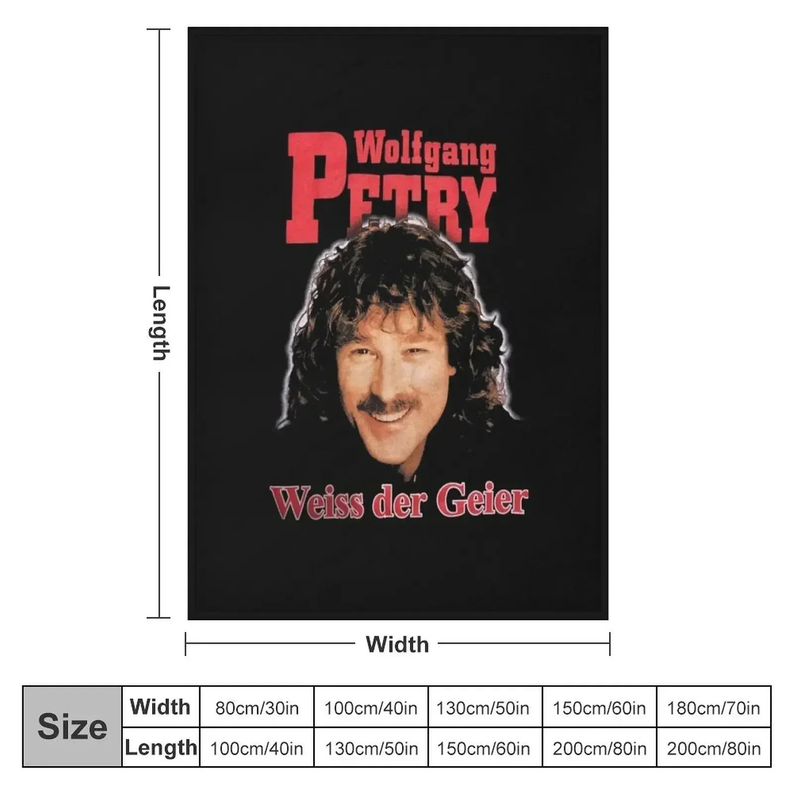 Wolfgang petry Weiss der geier Throw Blanket Vintage Flannels For Baby Sofa Throw Blankets