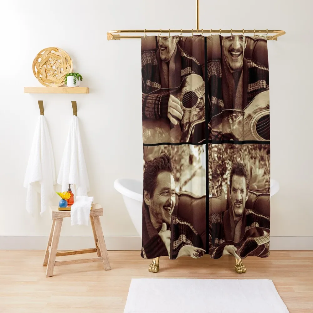 Pedro Pascal Shower Curtain Shower Sets For Bathroom Shower Waterproof Curtain