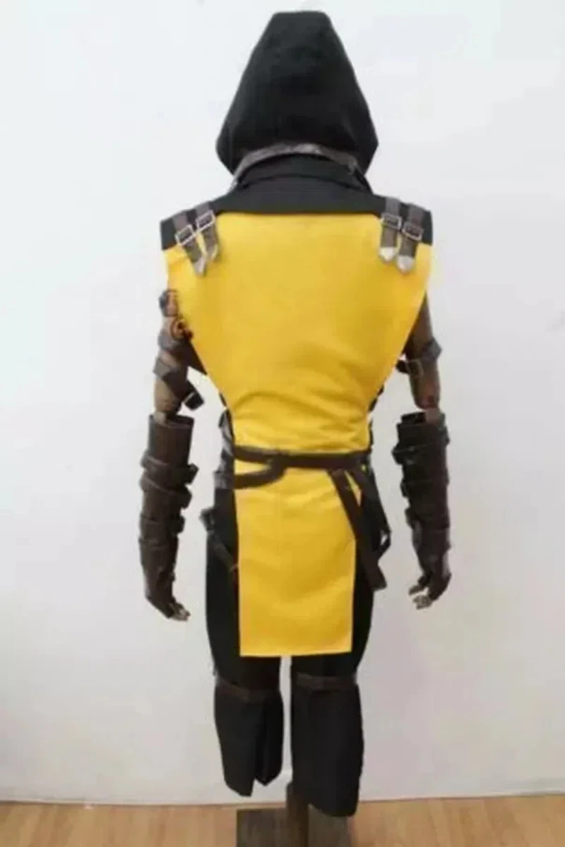 Mortal Kombat X Scorpion Costume Halloween Cosplay Without the mask