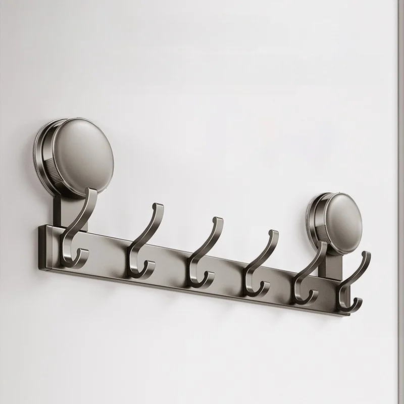 لاصق الباب الخلفي شماعات الملابس لا الحفر قوي شفط كأس هوك الحمام خزانة غرفة النوم خطاف تعليق المعاطف المنزلية الأساسية #1