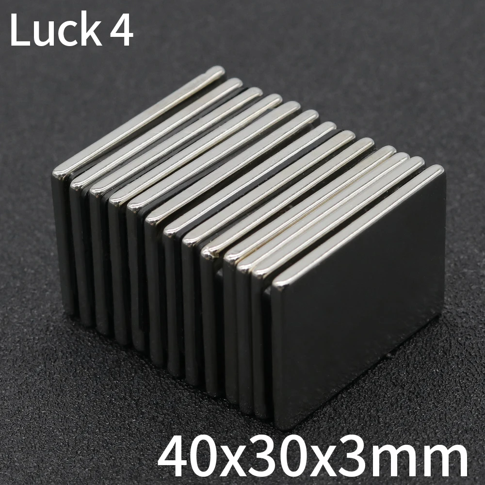 

1/2/5/10/20Pcs Block Magnet 40x30x3 Neodymium Magnet N35 40mm x 30mm x 3mm Permanent NdFeB Super Strong Powerful Magnets